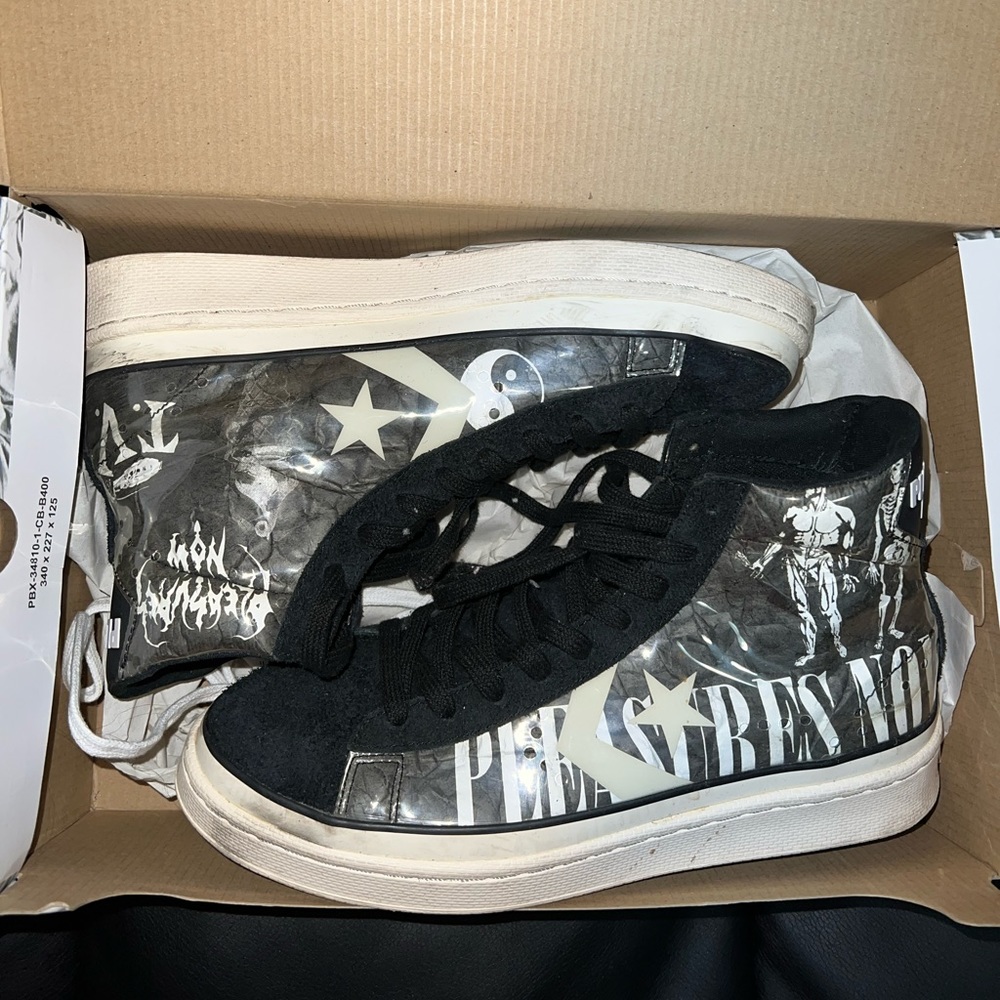 Converse x Pleasures “Pro Leather” Sneakers